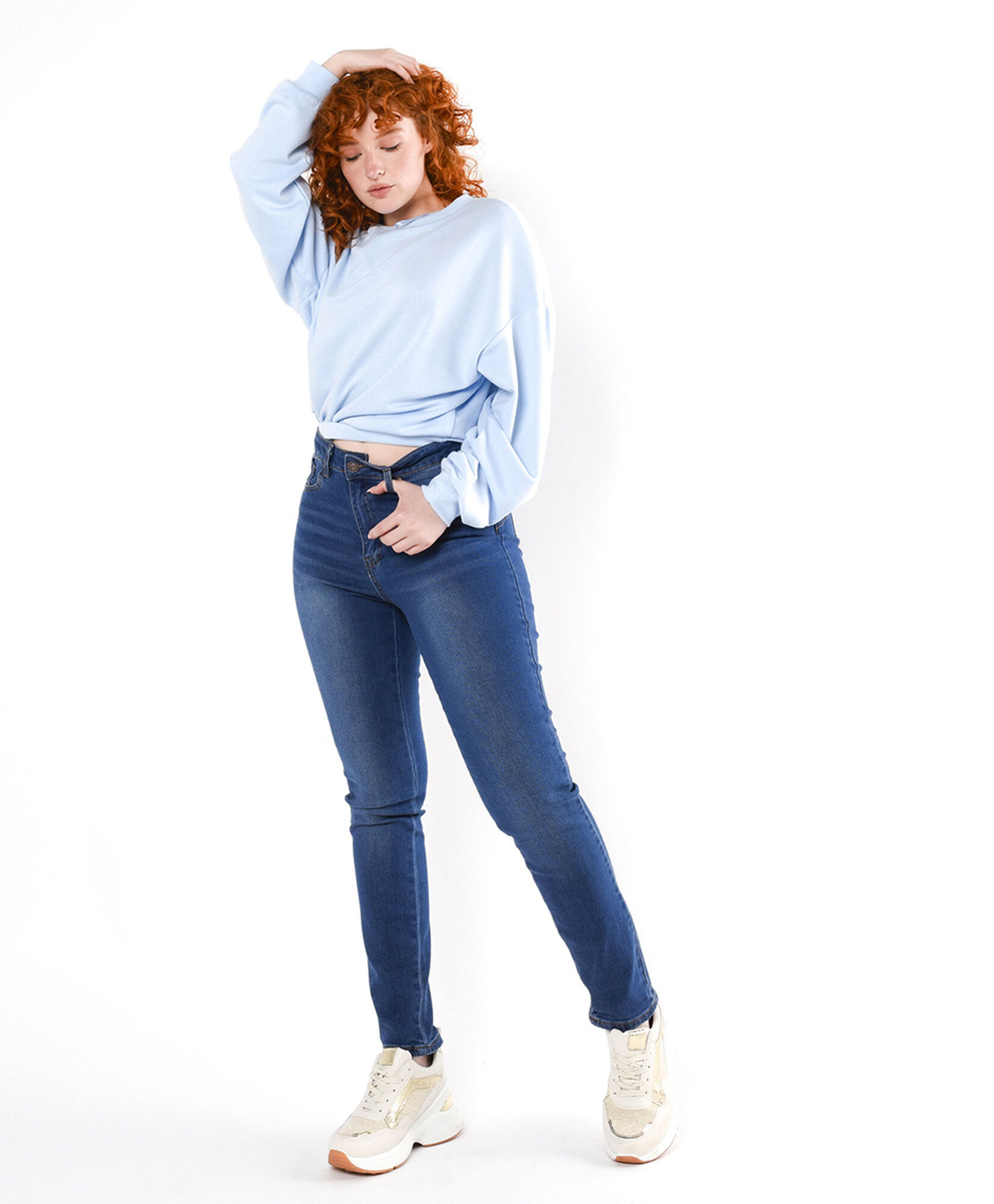 Jeans mujer semi push up skinny fit Jeans mujer semi push up skinny fit