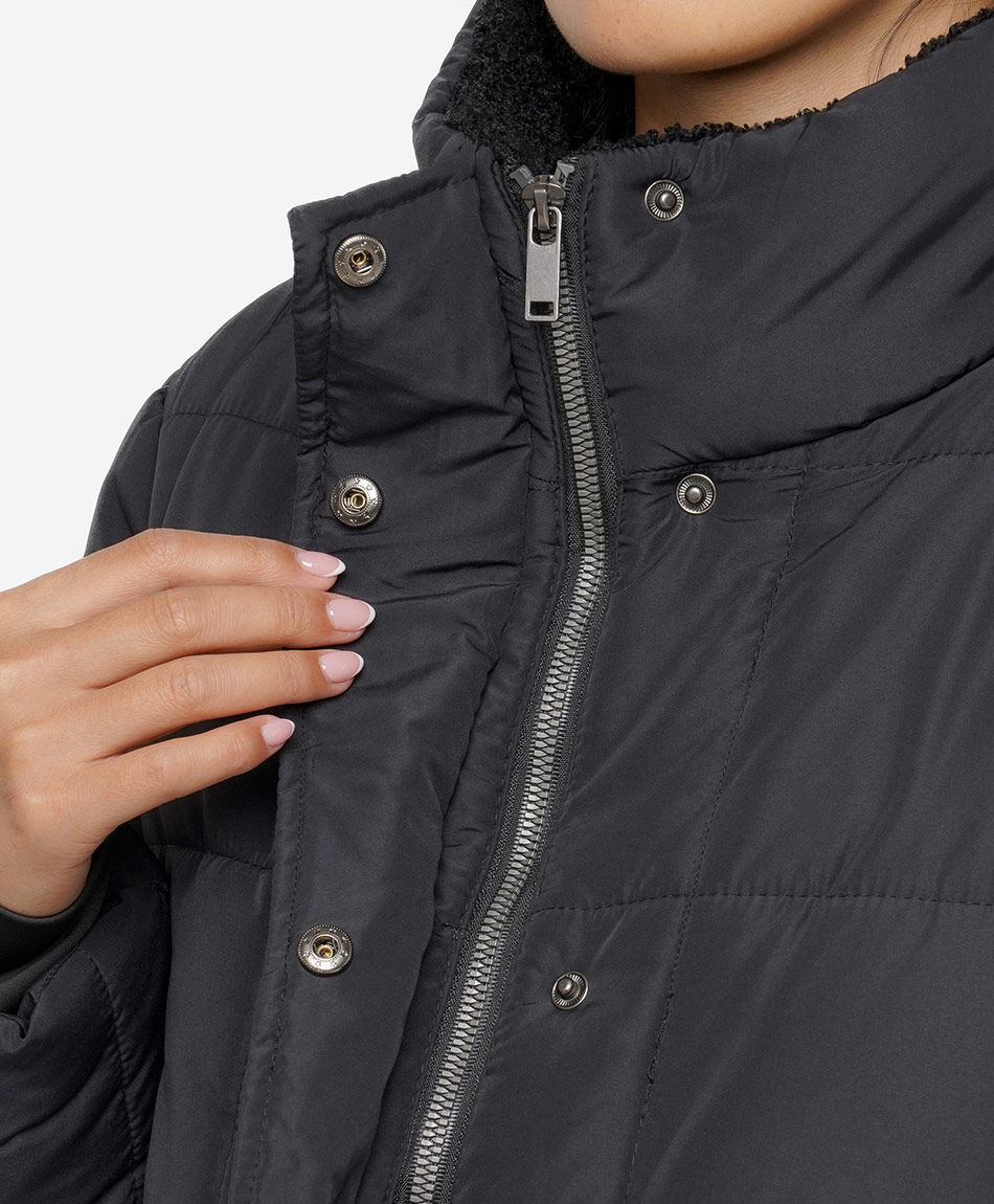 Parka mujer cuello chiporro