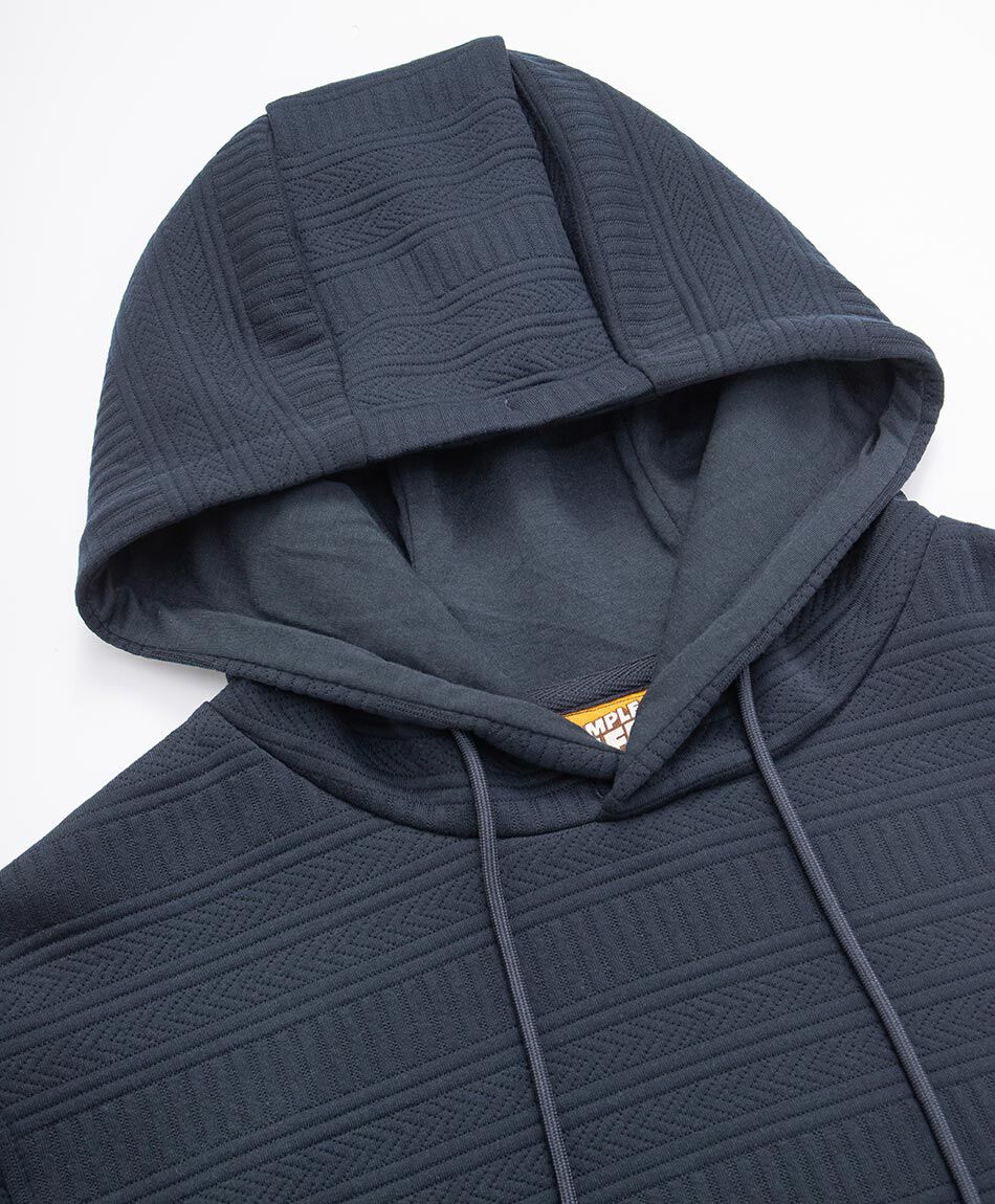 Poler&oacute;n hombre con capucha navy