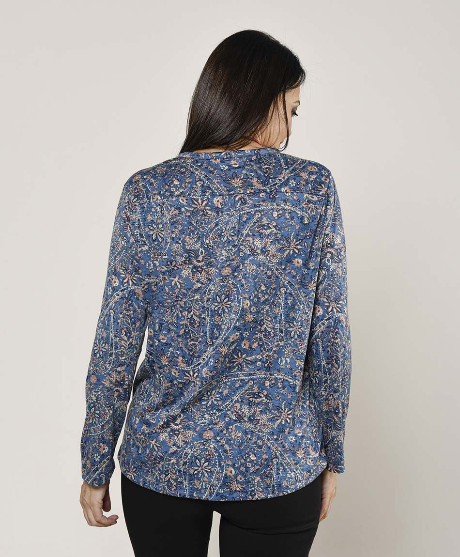 Polera mujer flores mandala
