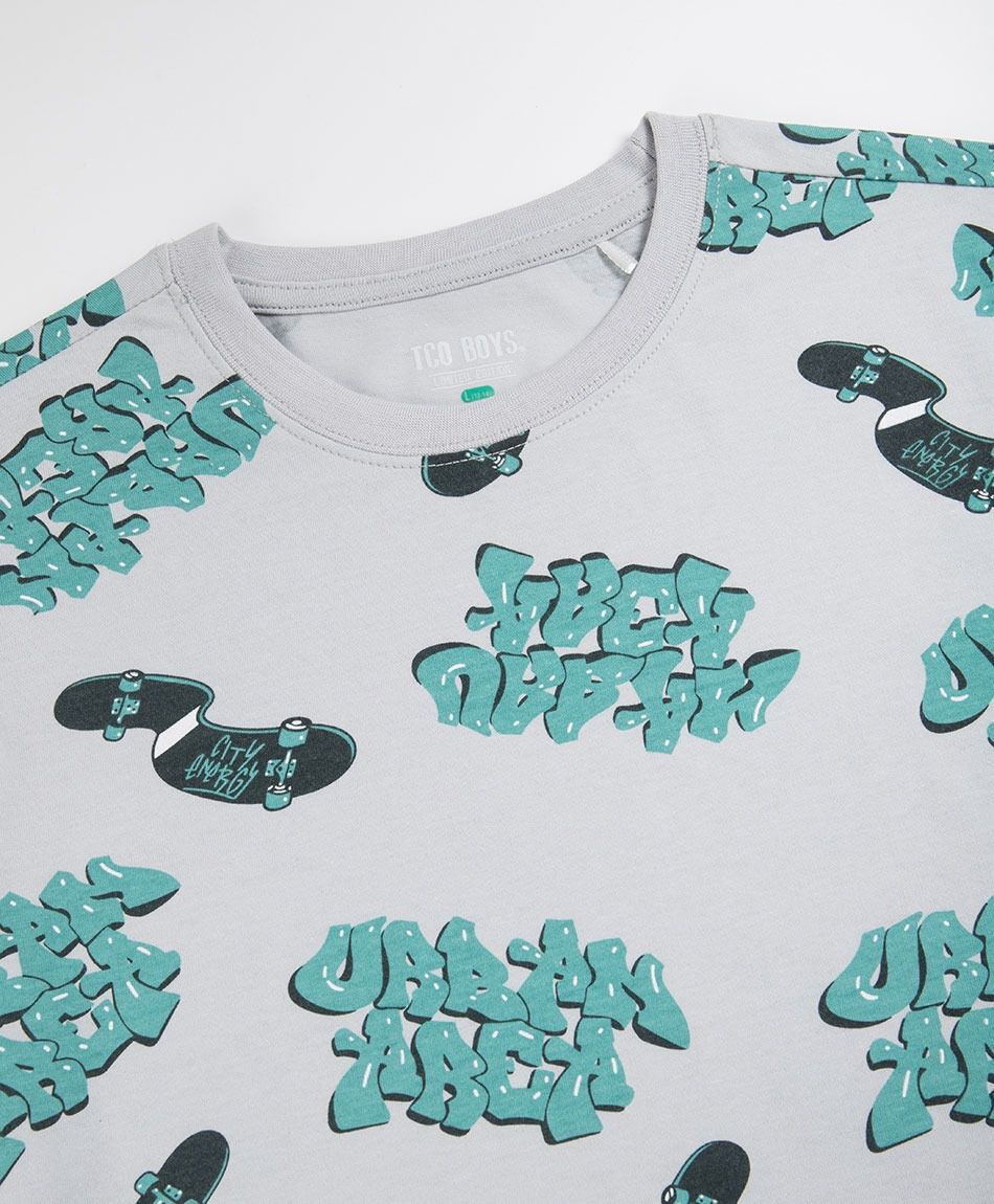 Polera ni&ntilde;o urban skate