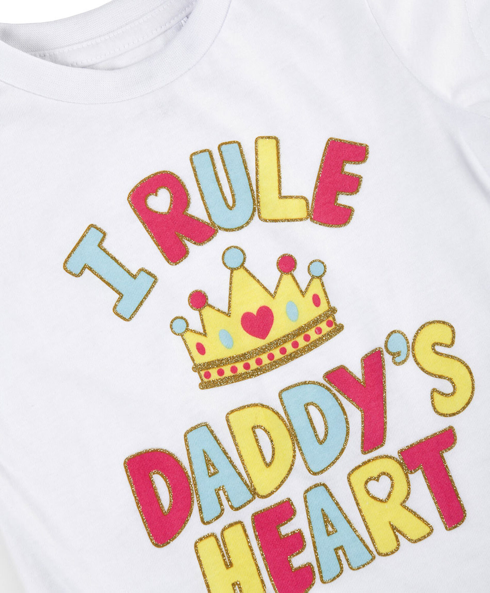Polera bebé corona brillos Polera bebé corona brillos