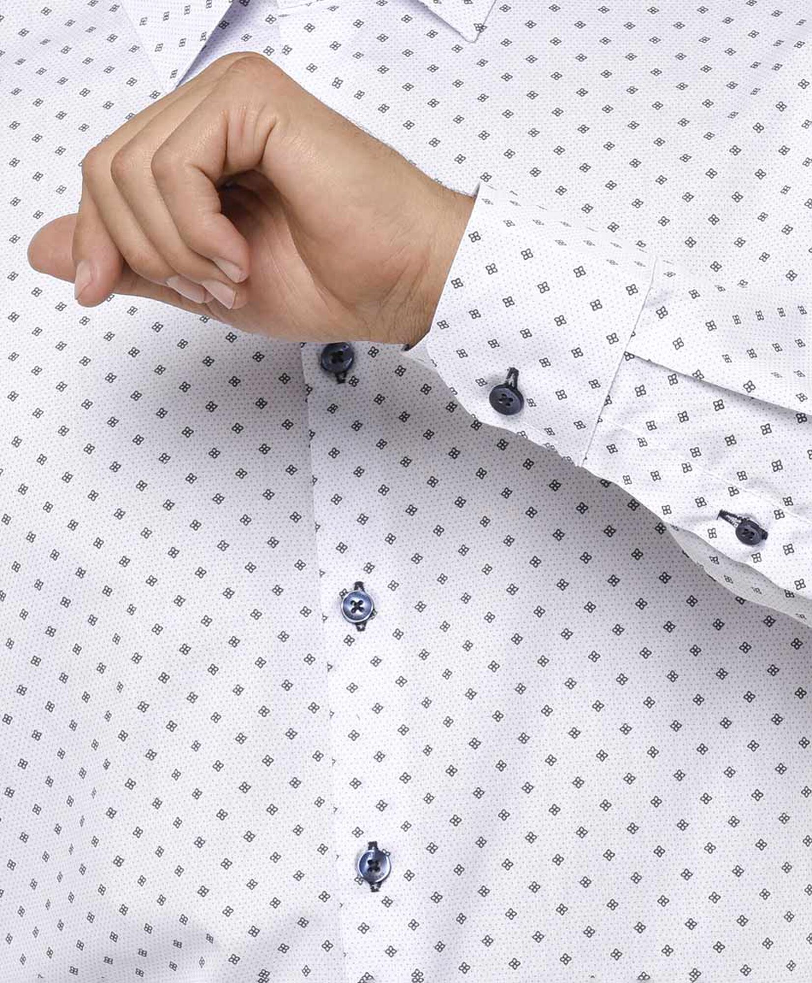 Camisa hombre mini rombos Camisa hombre mini rombos