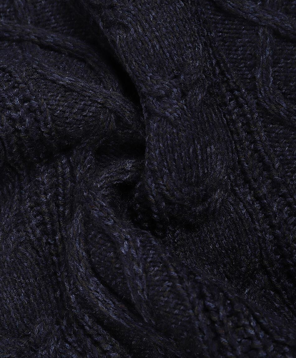 Sweater hombre cuello cruzado navy