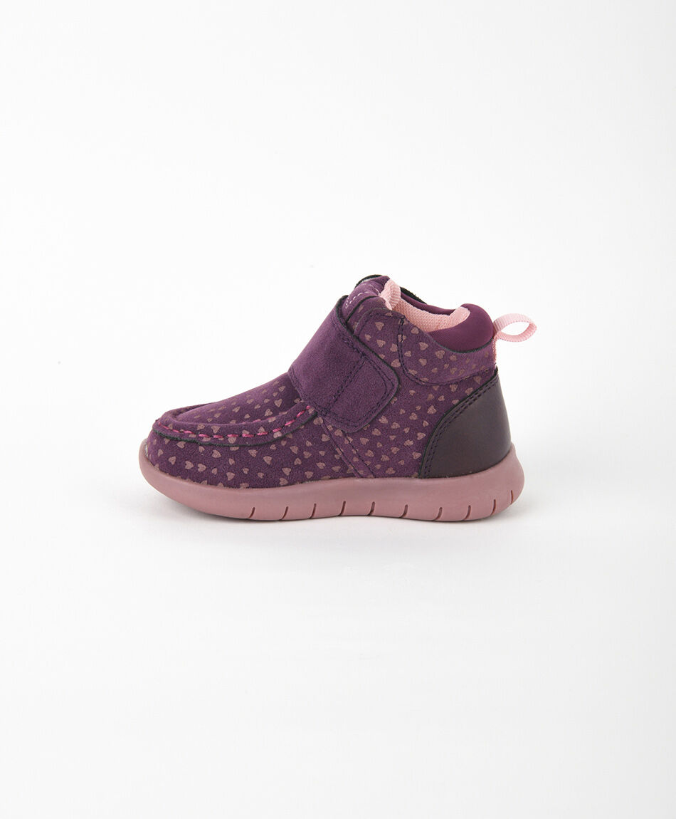 Bot&iacute;n infantil velcro corazones