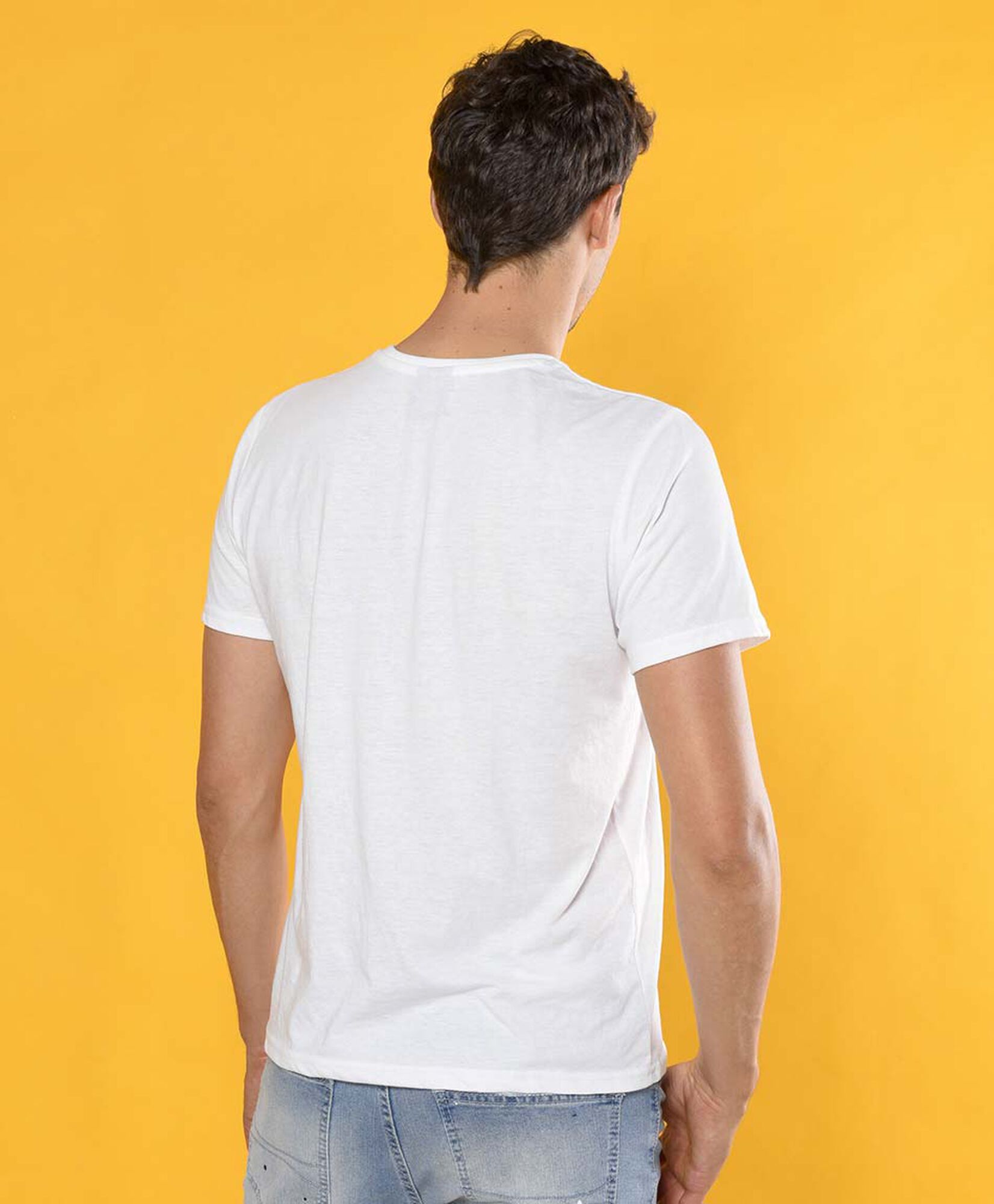Polera hombre estampada lata Polera hombre estampada lata