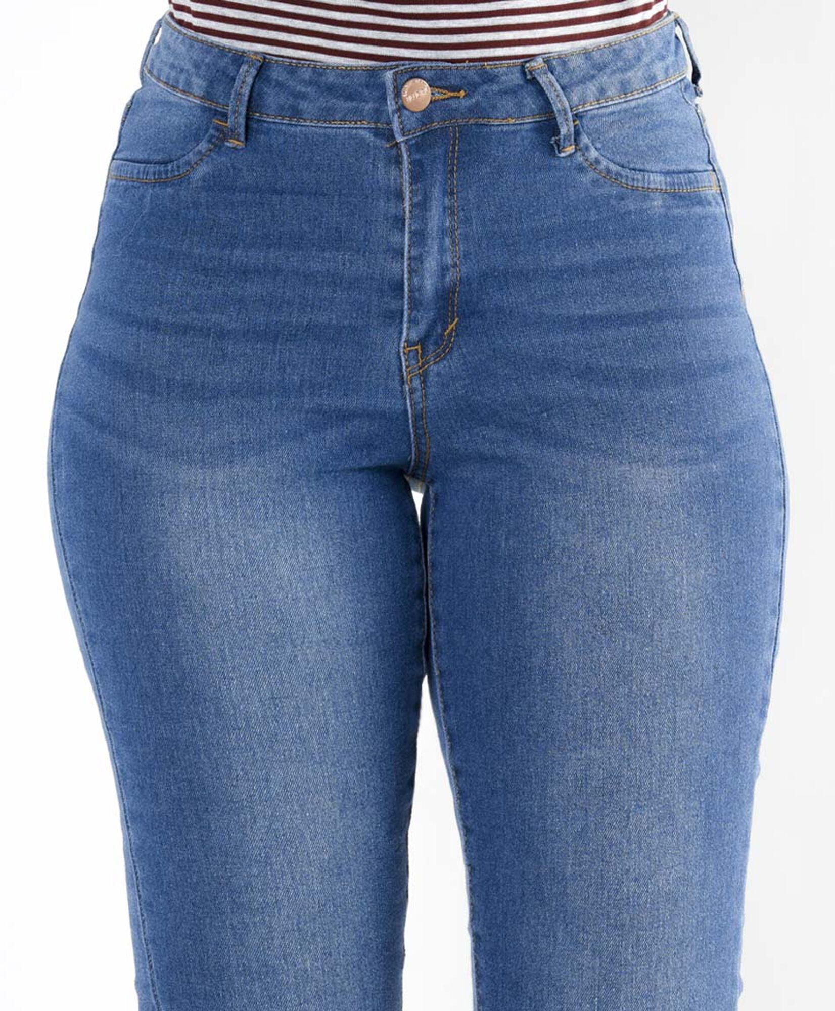 Jeans mujer basta bordada abierta skinny fit Jeans mujer basta bordada abierta skinny fit