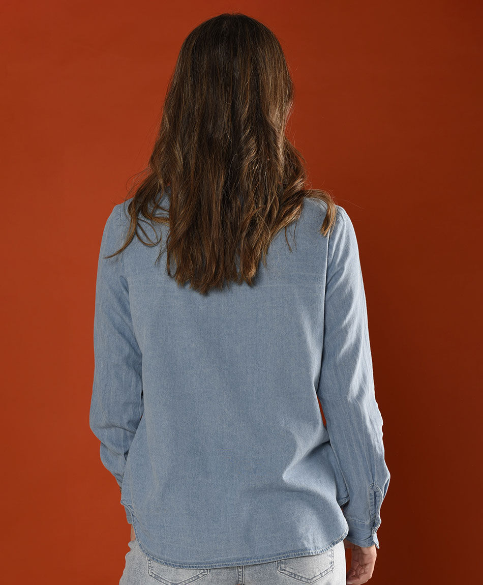 Blusa denim patsh