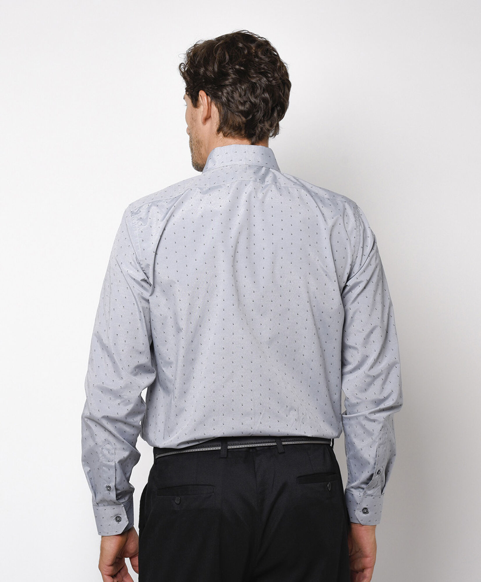Camisa hombre gris diseño Camisa hombre gris diseño