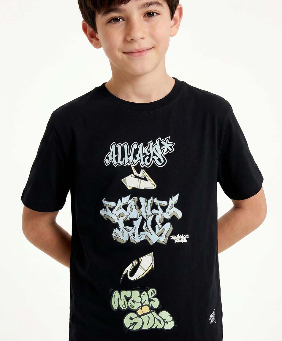 Polera ni&ntilde;o print
