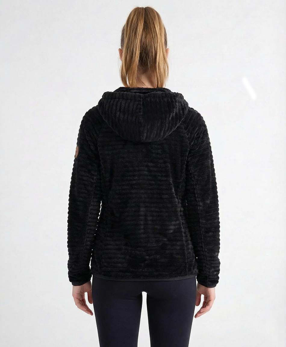 Polar deportivo mujer textura negro