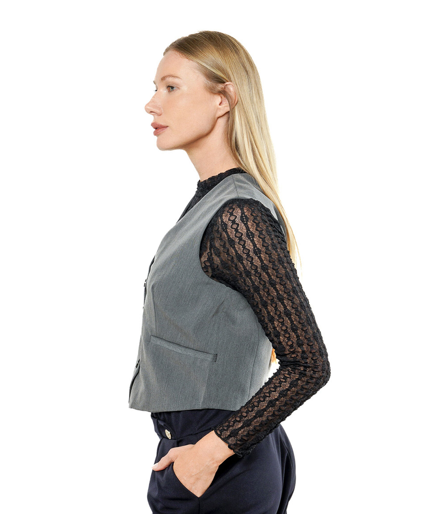 Vest mujer gris Vest mujer gris