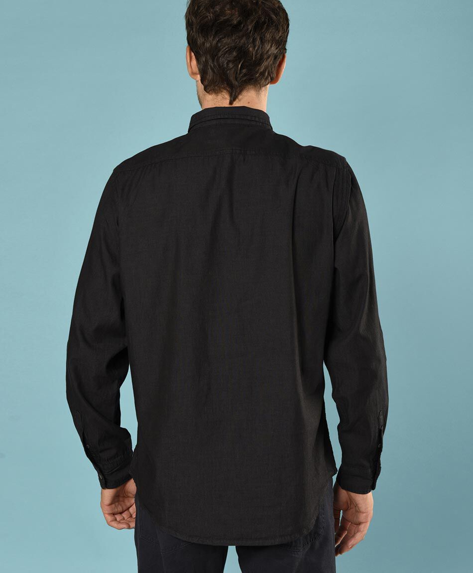 Camisa sin estampado manga larga