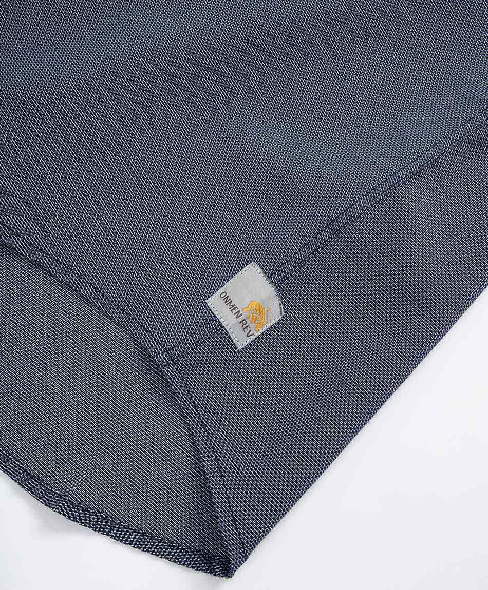 Camisa hombre manga larga textura blue