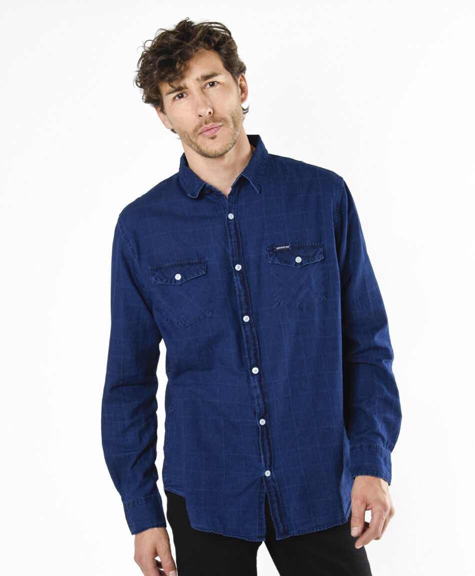 Camisa hombre denim