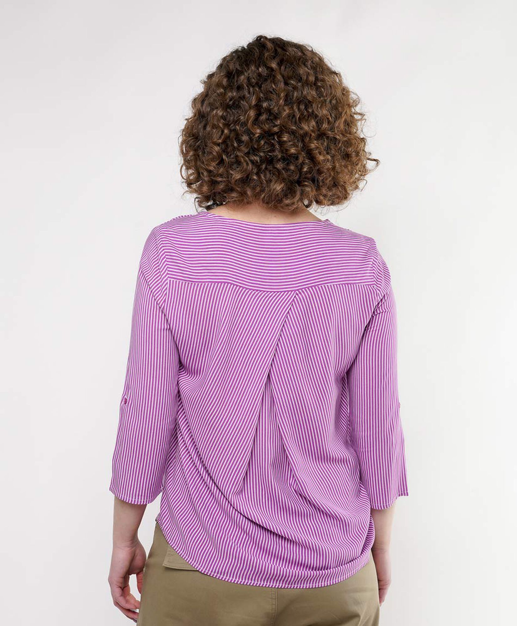 Blusa mujer líneas media manga Blusa mujer líneas media manga