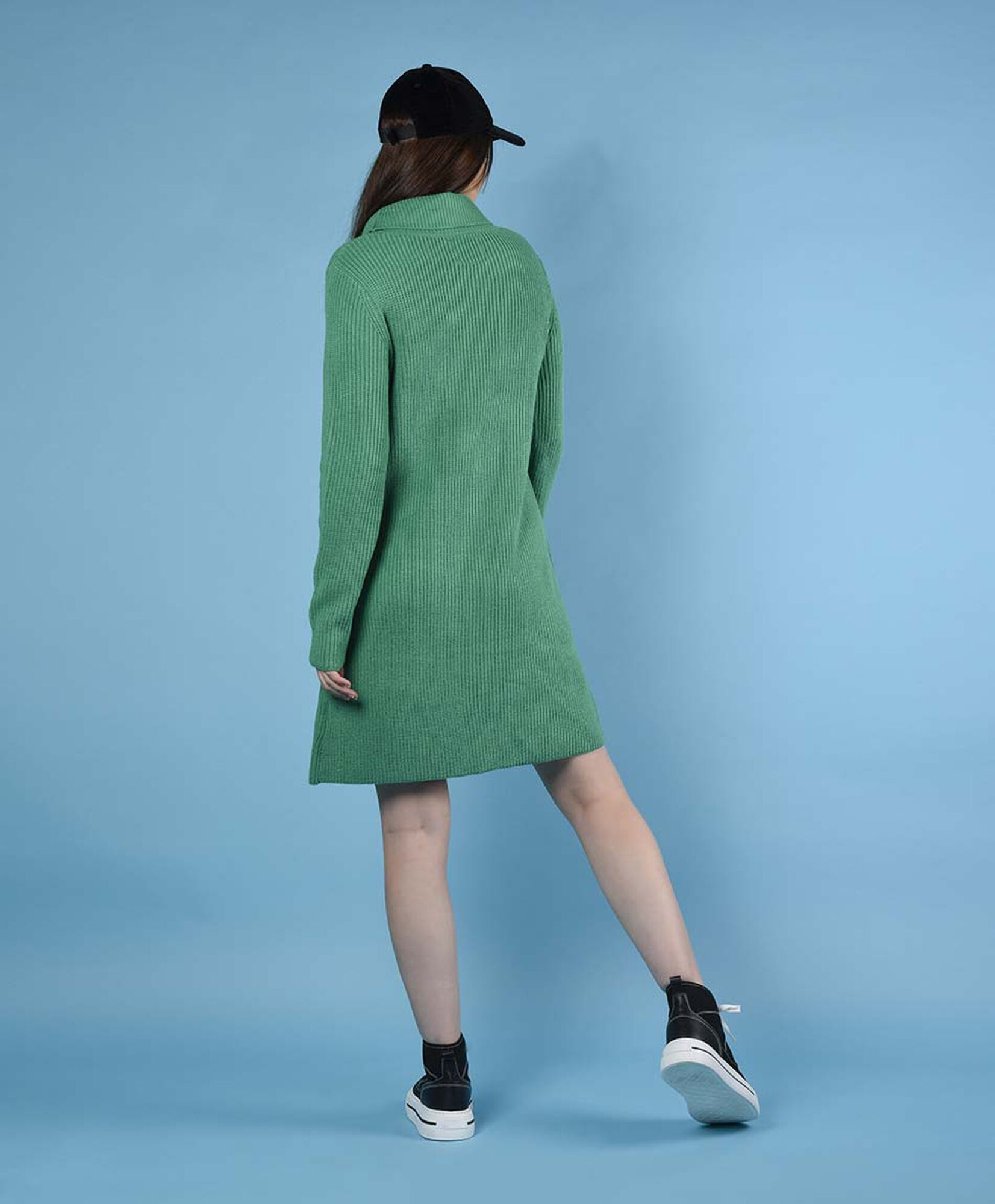 Sweater maxi cuello tortuga Sweater maxi cuello tortuga