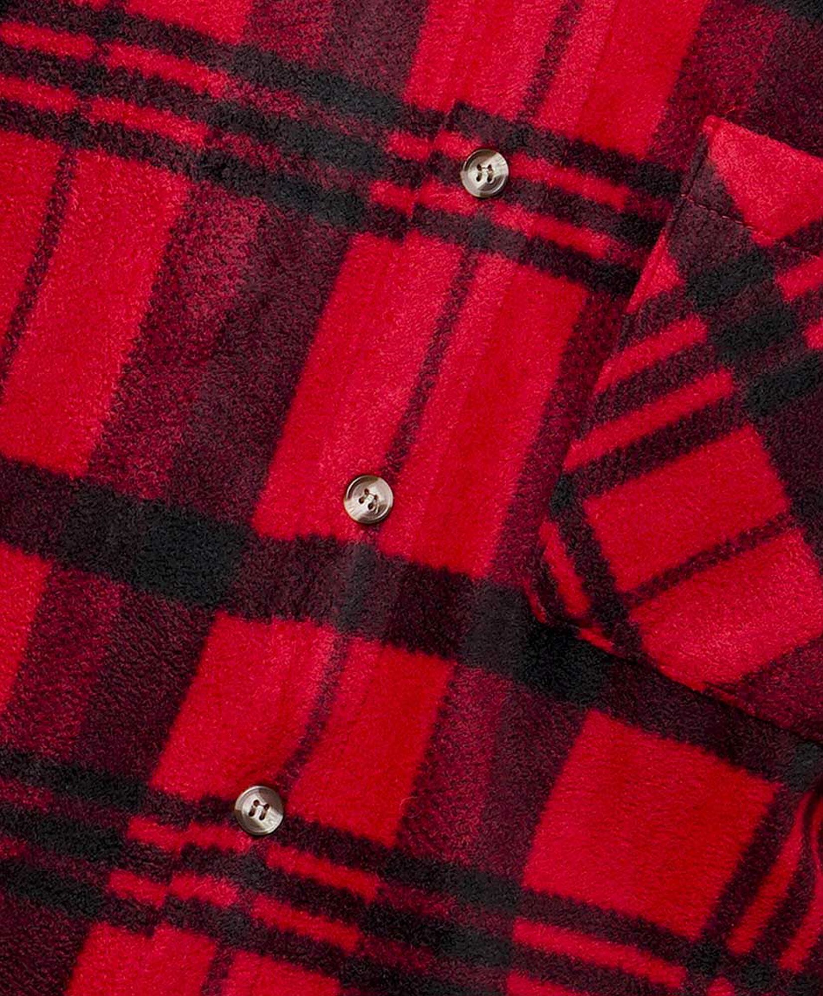 Chaqueta hombre polar leñadora roja Chaqueta hombre polar leñadora roja