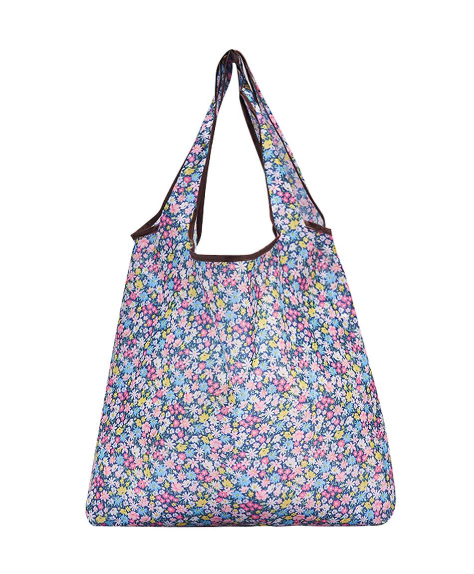 Bolsa compra floreada