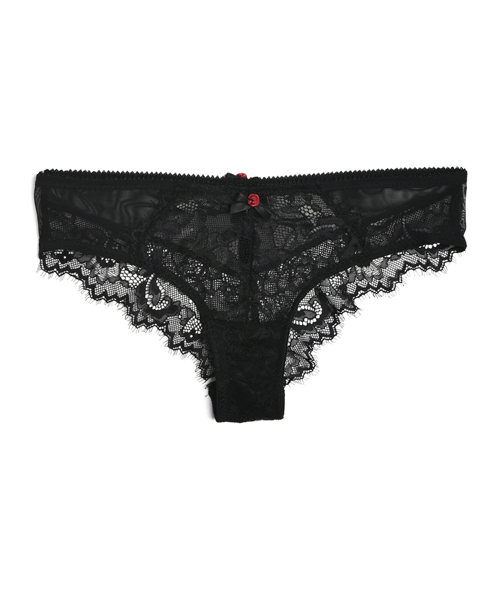 Pantaleta mujer encaje cinta roja Pantaleta mujer encaje cinta roja