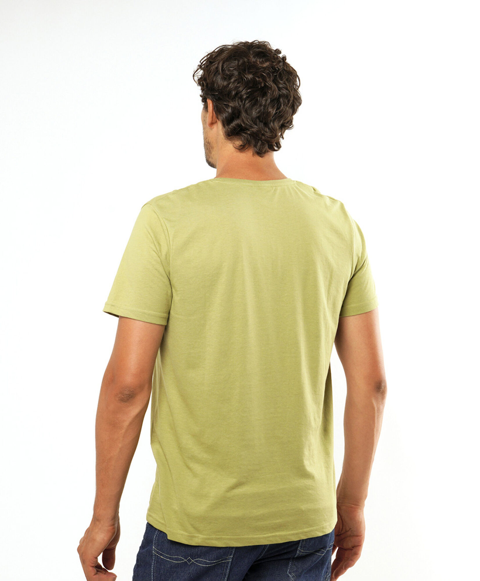 Polera hombre estampado frontal Polera hombre estampado frontal