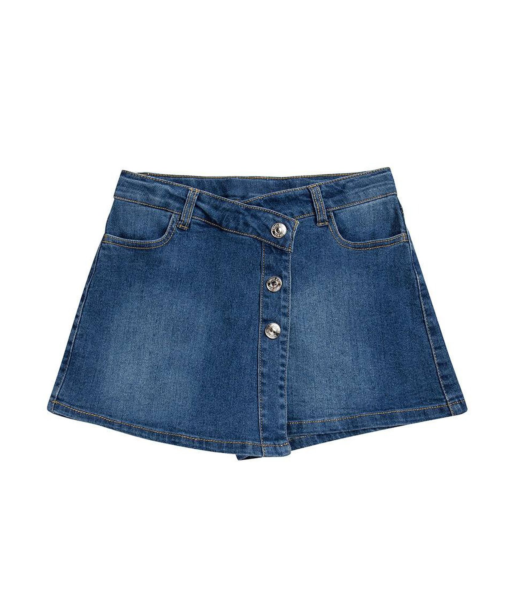 Short niña falda denim azul Short niña falda denim azul