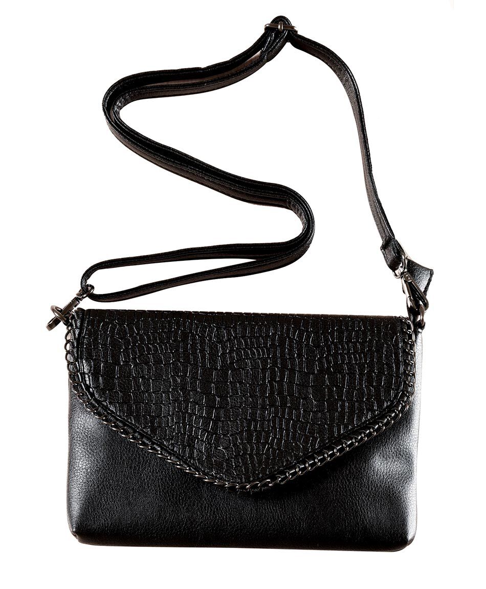 Mini cartera croco