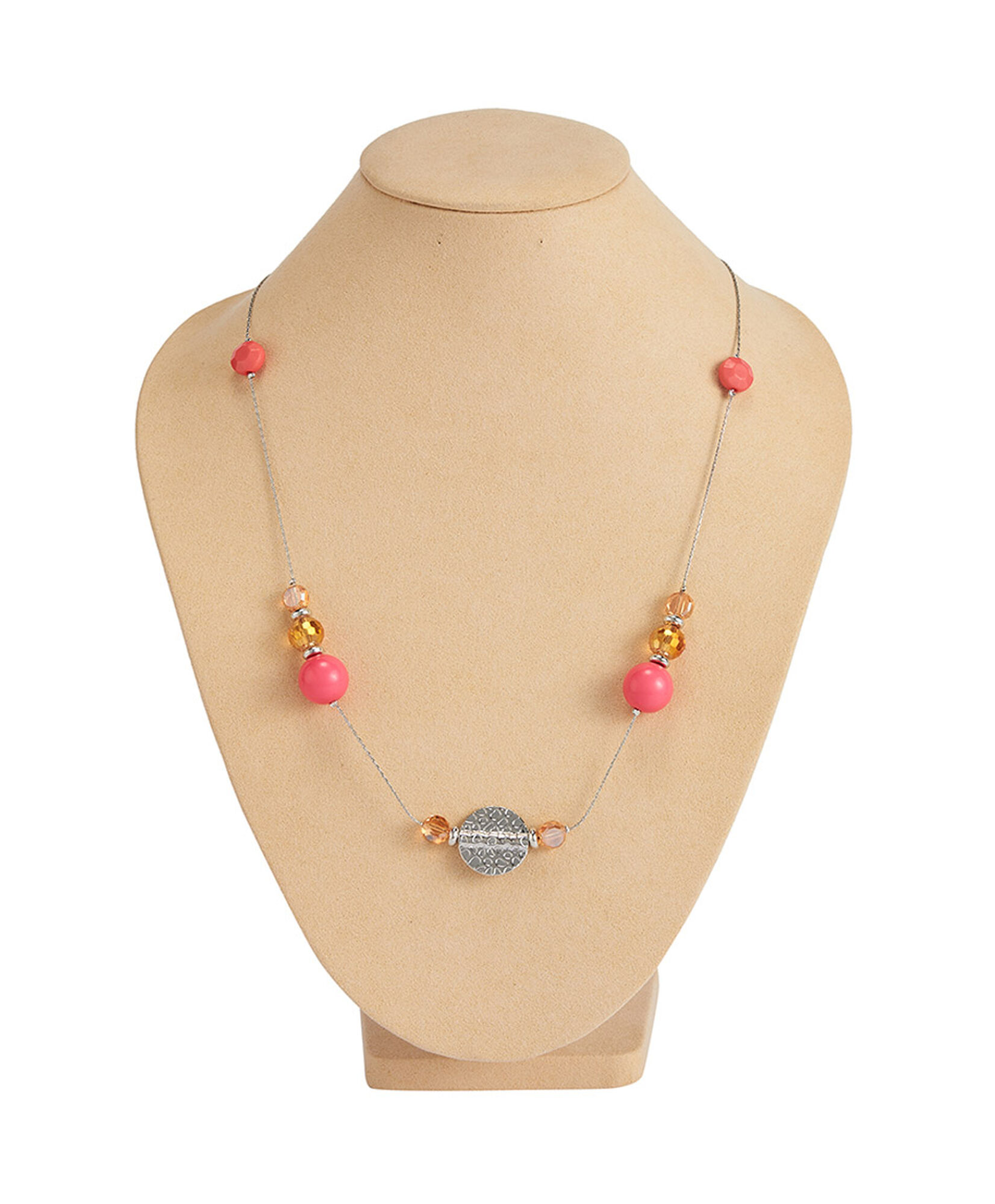 Collar mujer piedras rosadas Collar mujer piedras rosadas