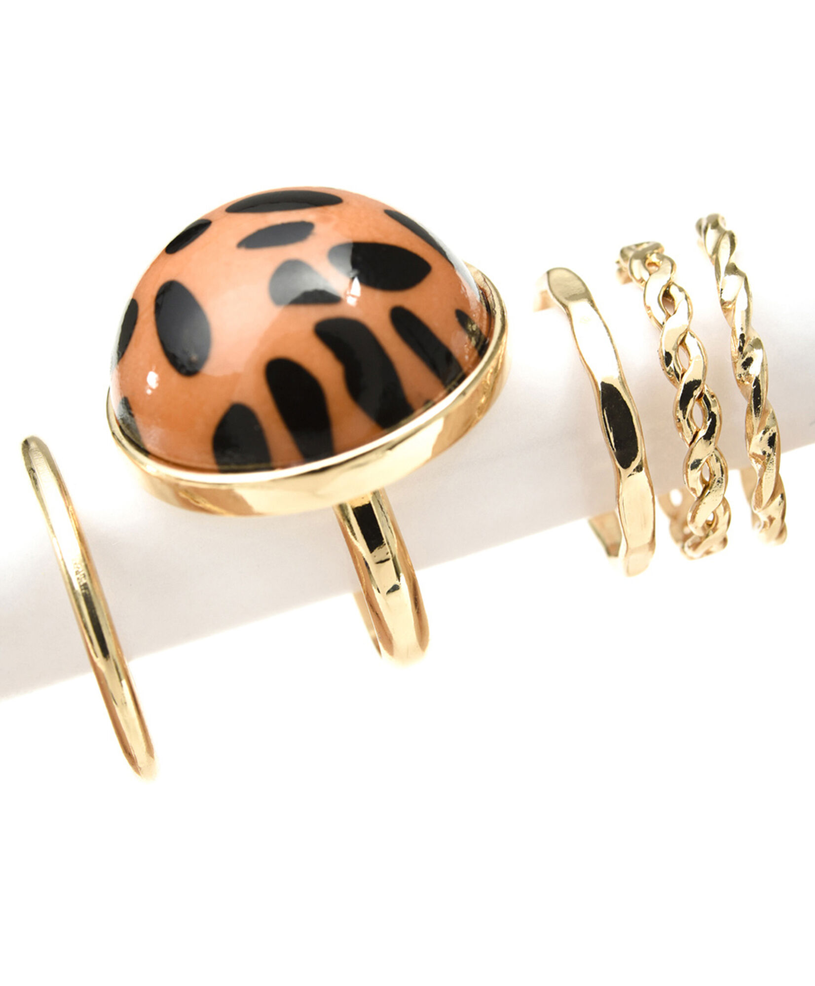 Set 5 anillos mujer dorados Set 5 anillos mujer dorados
