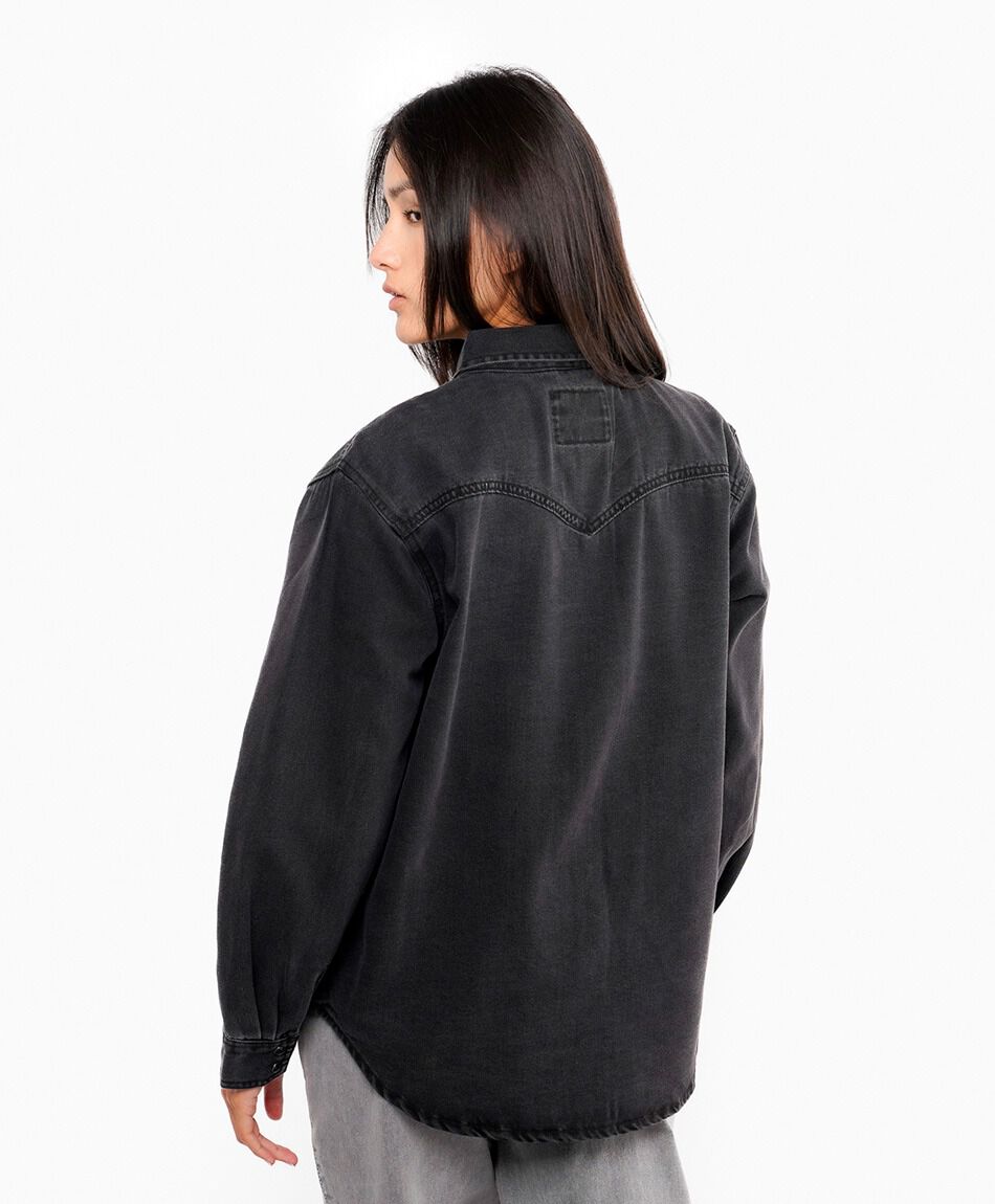 Blusa mujer denim vaquera