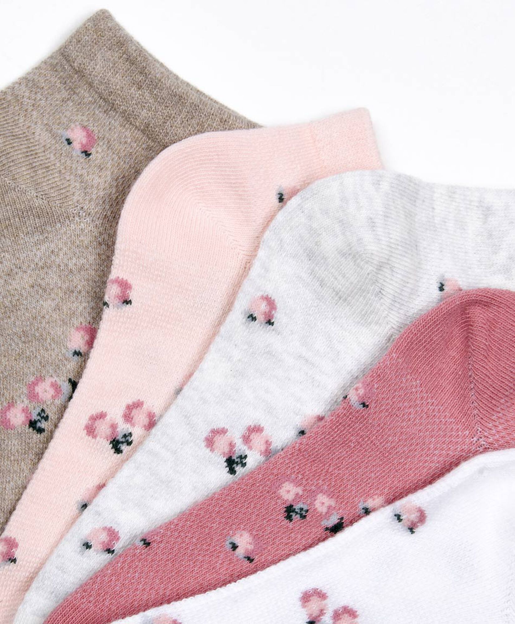 Pack 5 calcetines mujer florcitas Pack 5 calcetines mujer florcitas