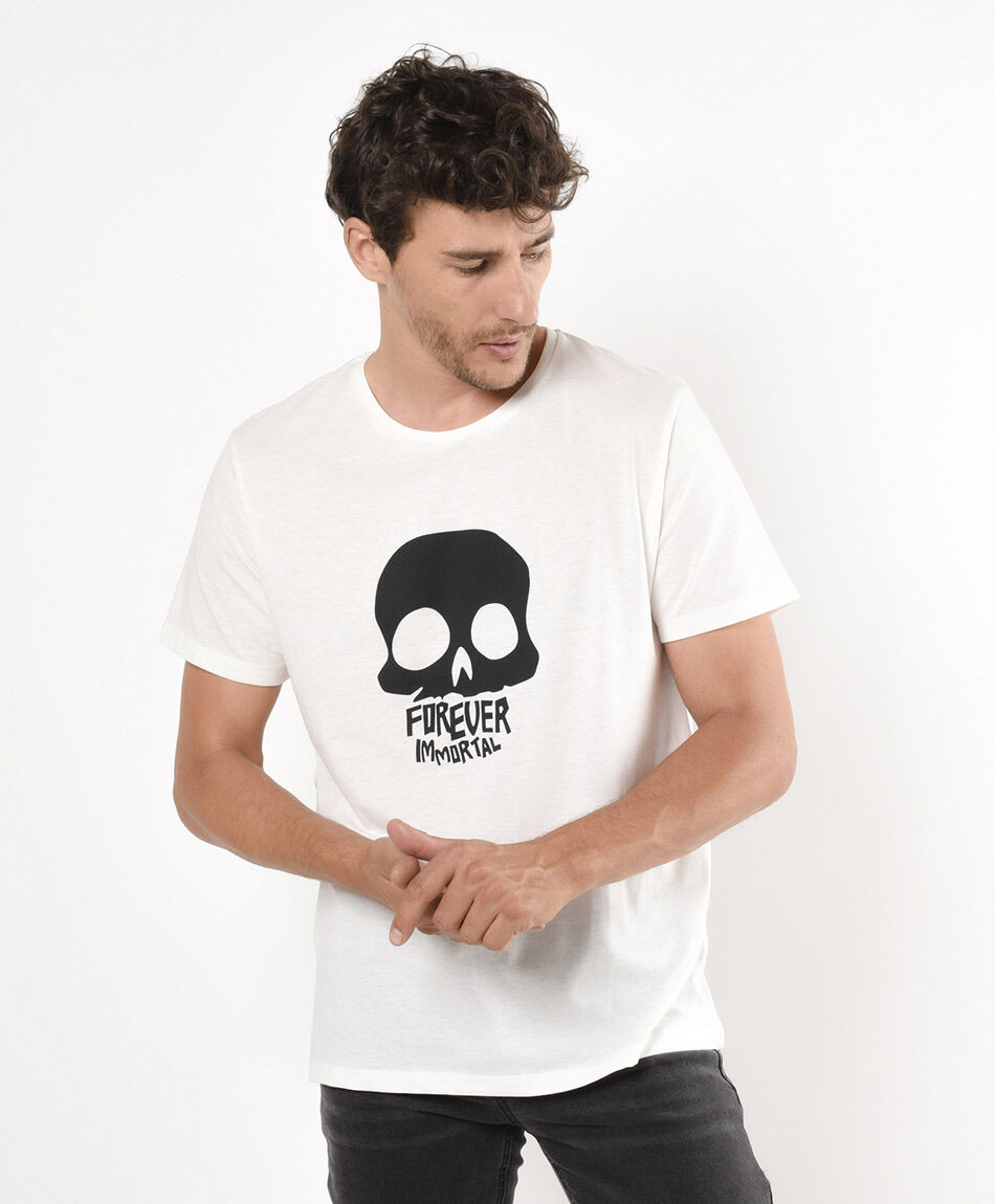 Polera hombre estampado inmortal