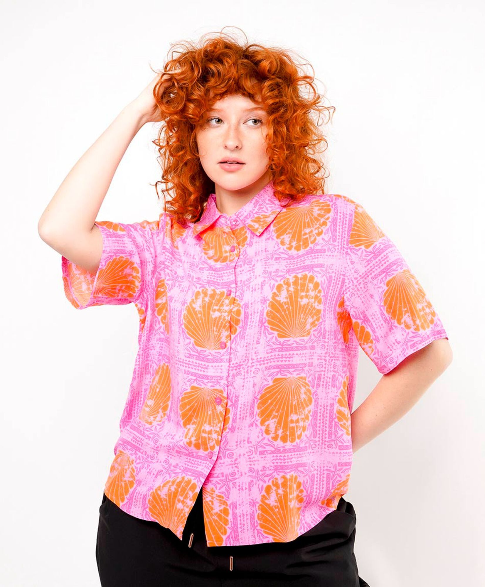 Blusa mujer caracolas marinas Blusa mujer caracolas marinas