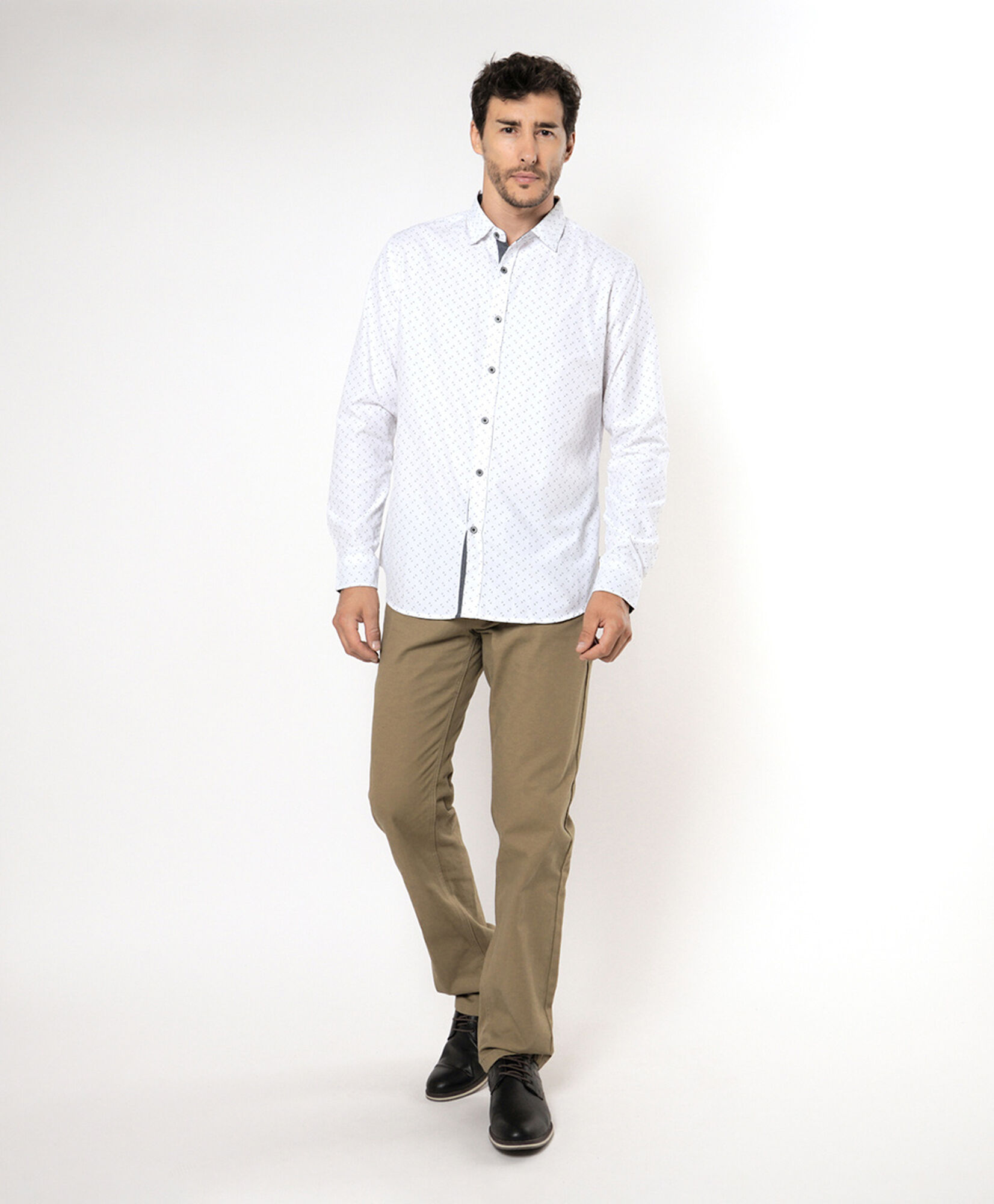Camisa hombre mini líneas Camisa hombre mini líneas