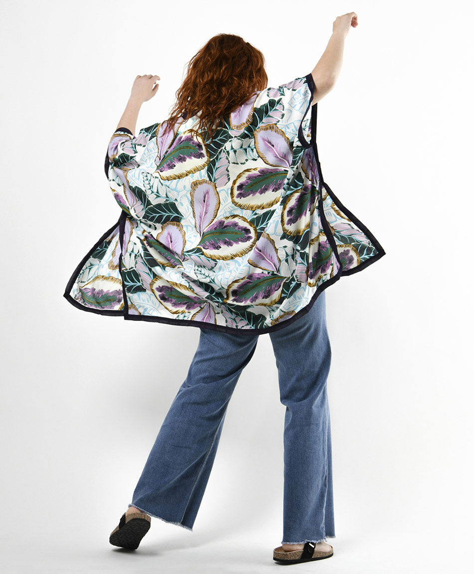 Pareo mujer estampado tr&oacute;pico