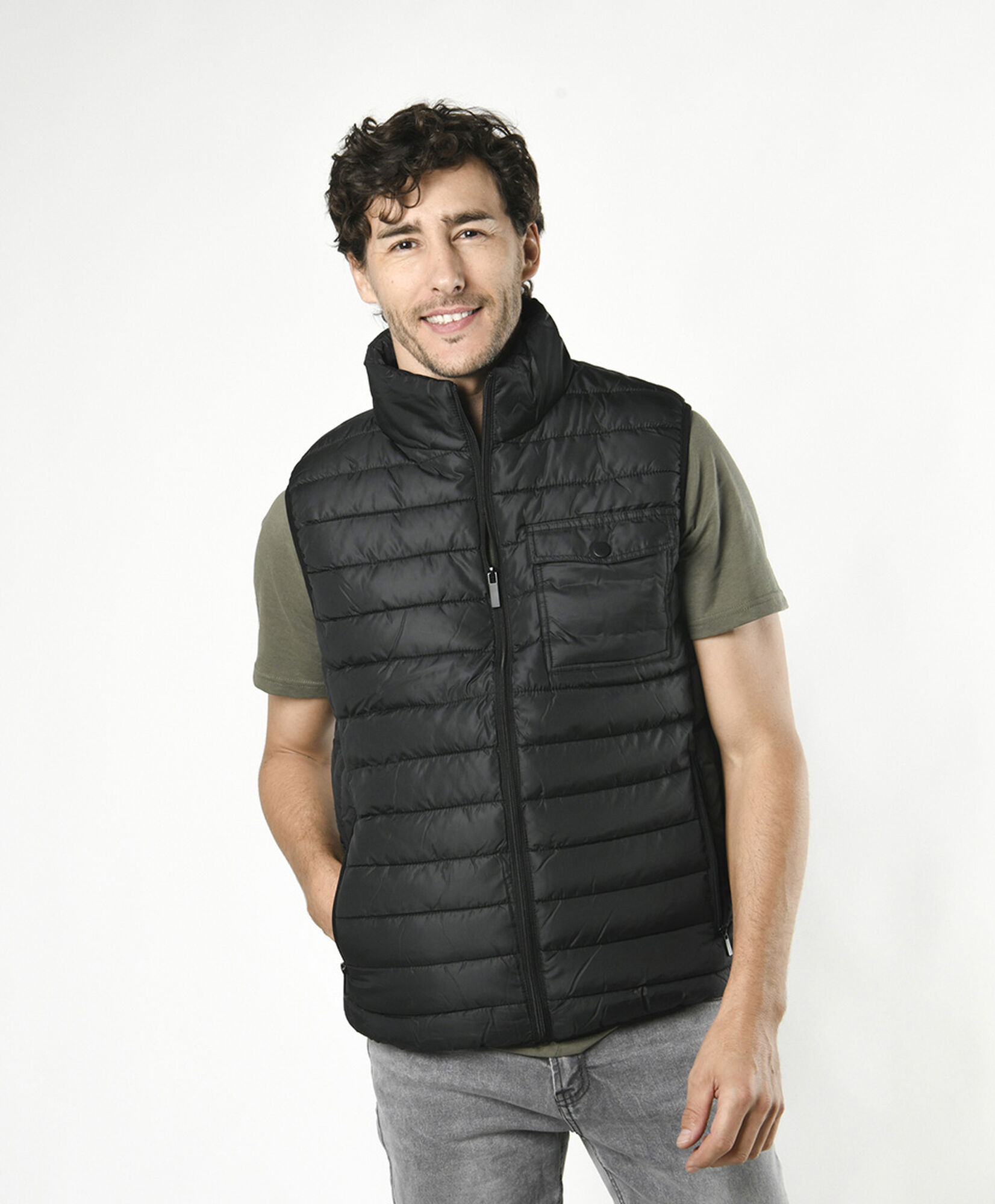 Parka hombre sin mangas bolsillo Parka hombre sin mangas bolsillo