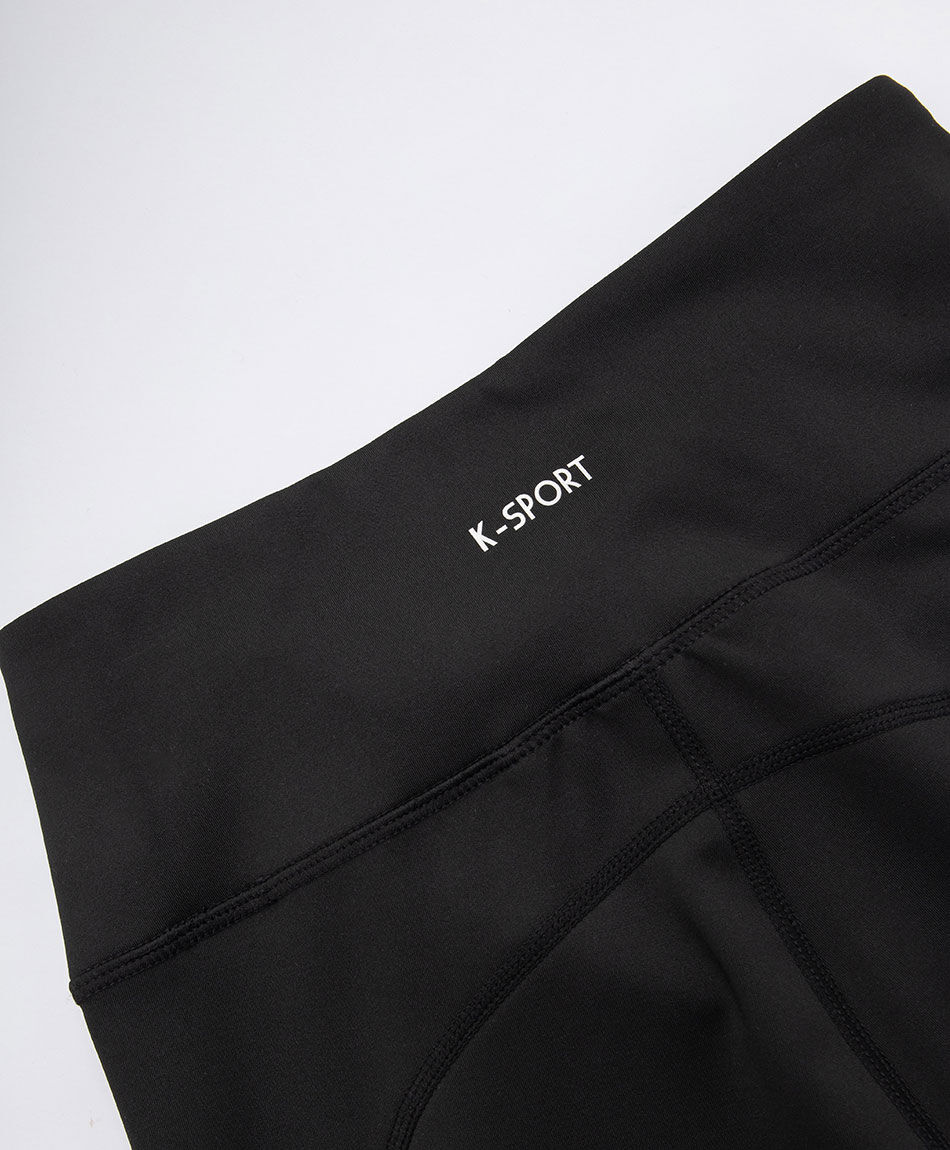 Calza deportiva mujer recta negra