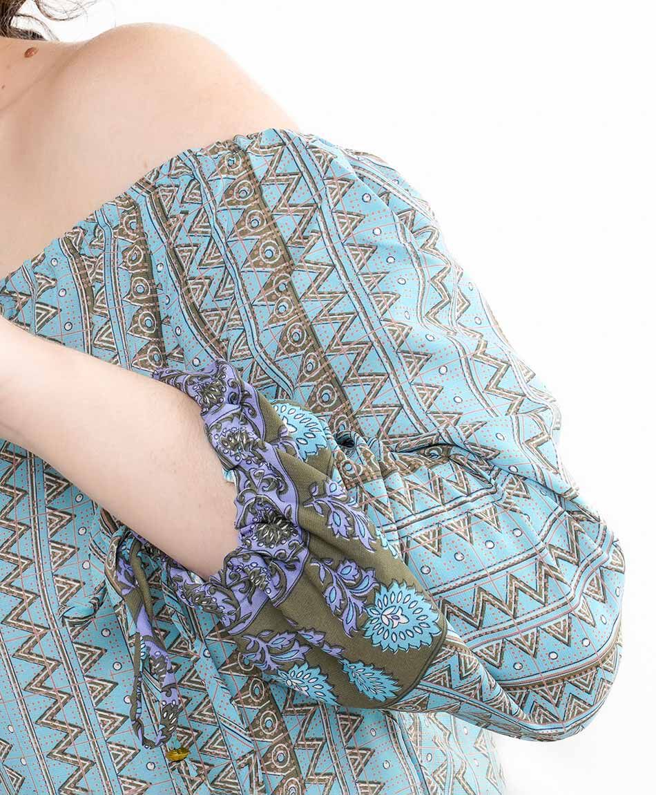 Blusa mujer estampado abstract