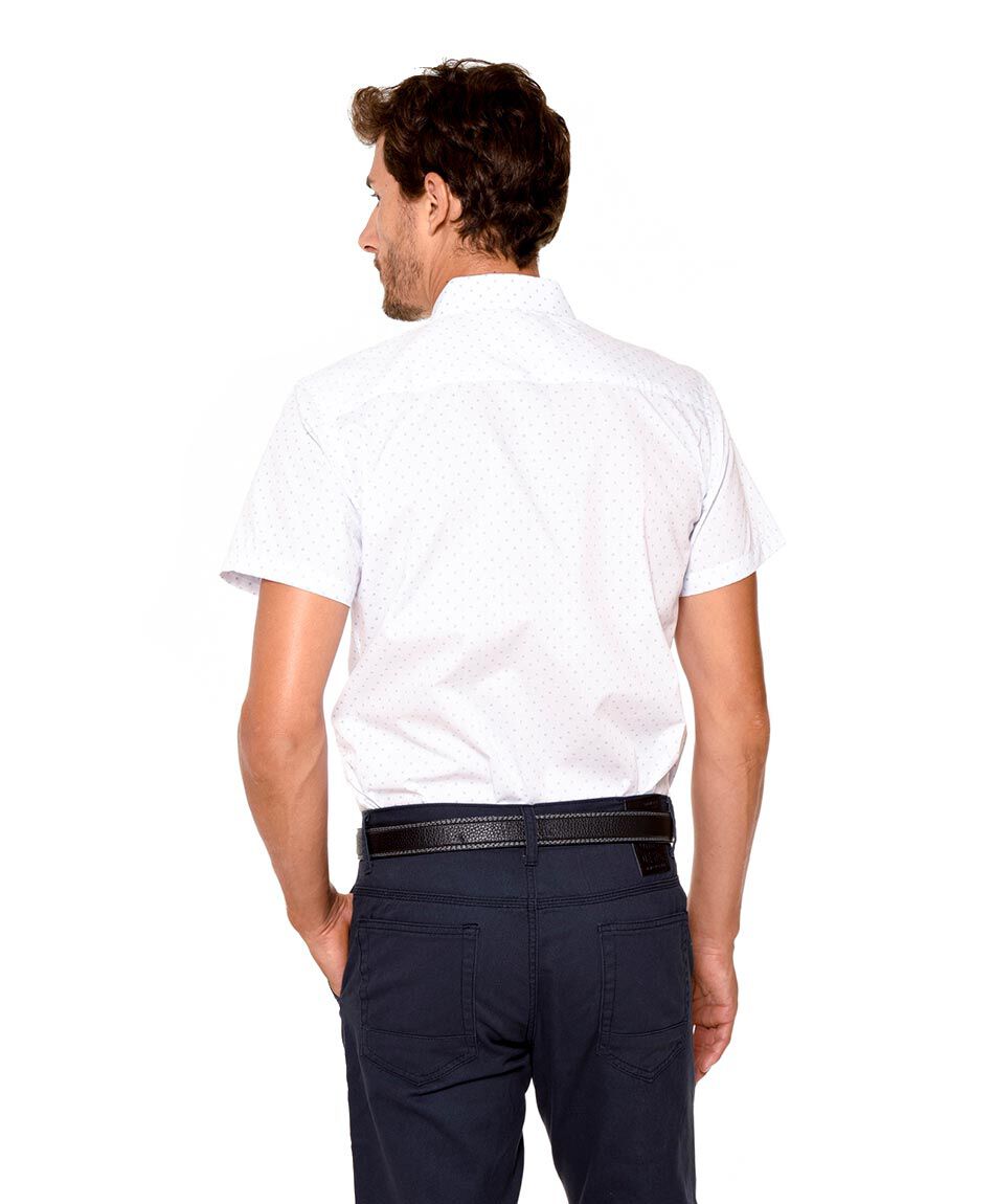 Camisa manga larga estampada