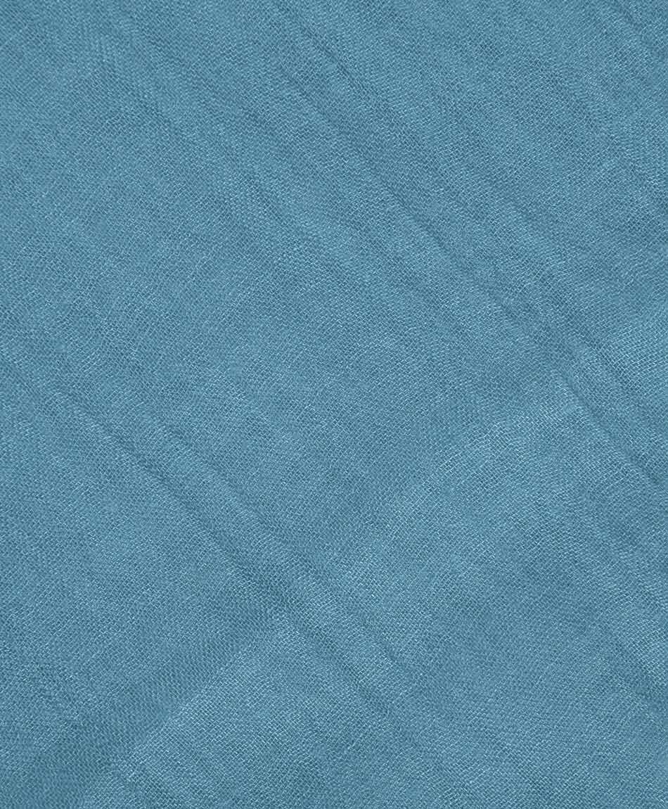 Bufanda mujer delgada turquesa larga