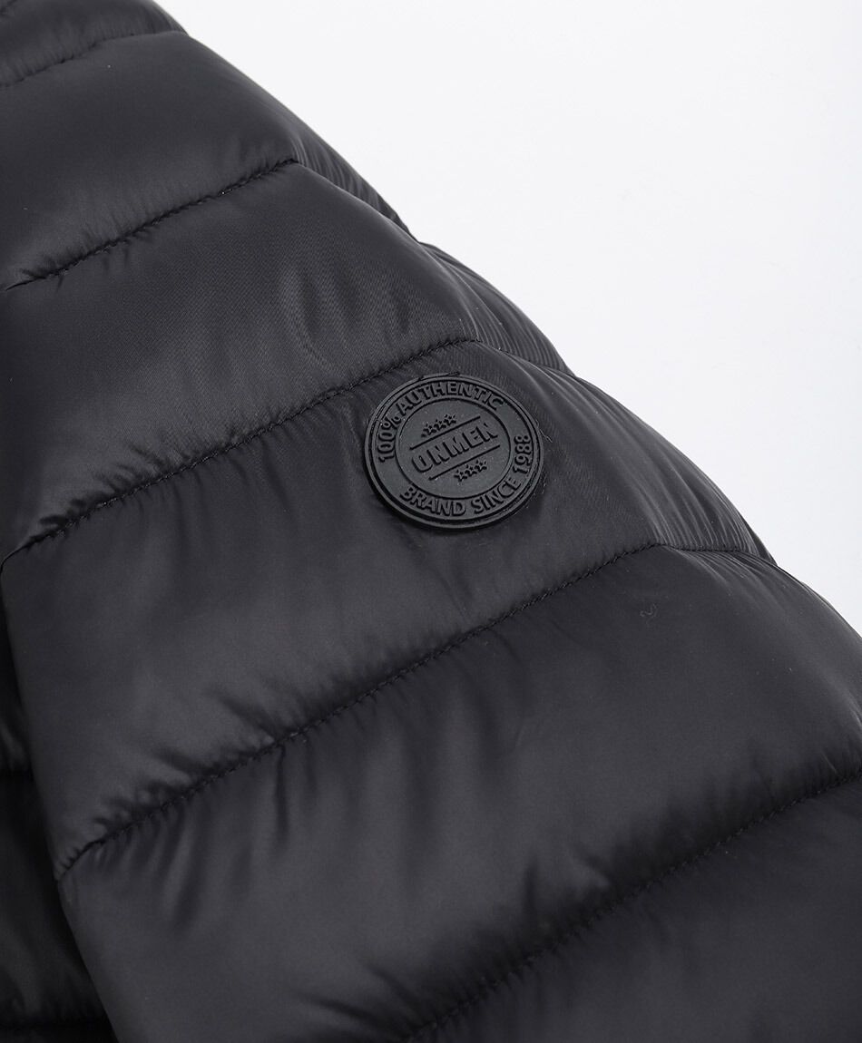 Parka hombre negra con gorro