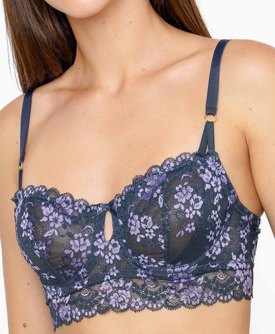 Sost&eacute;n mujer bicolor floreado