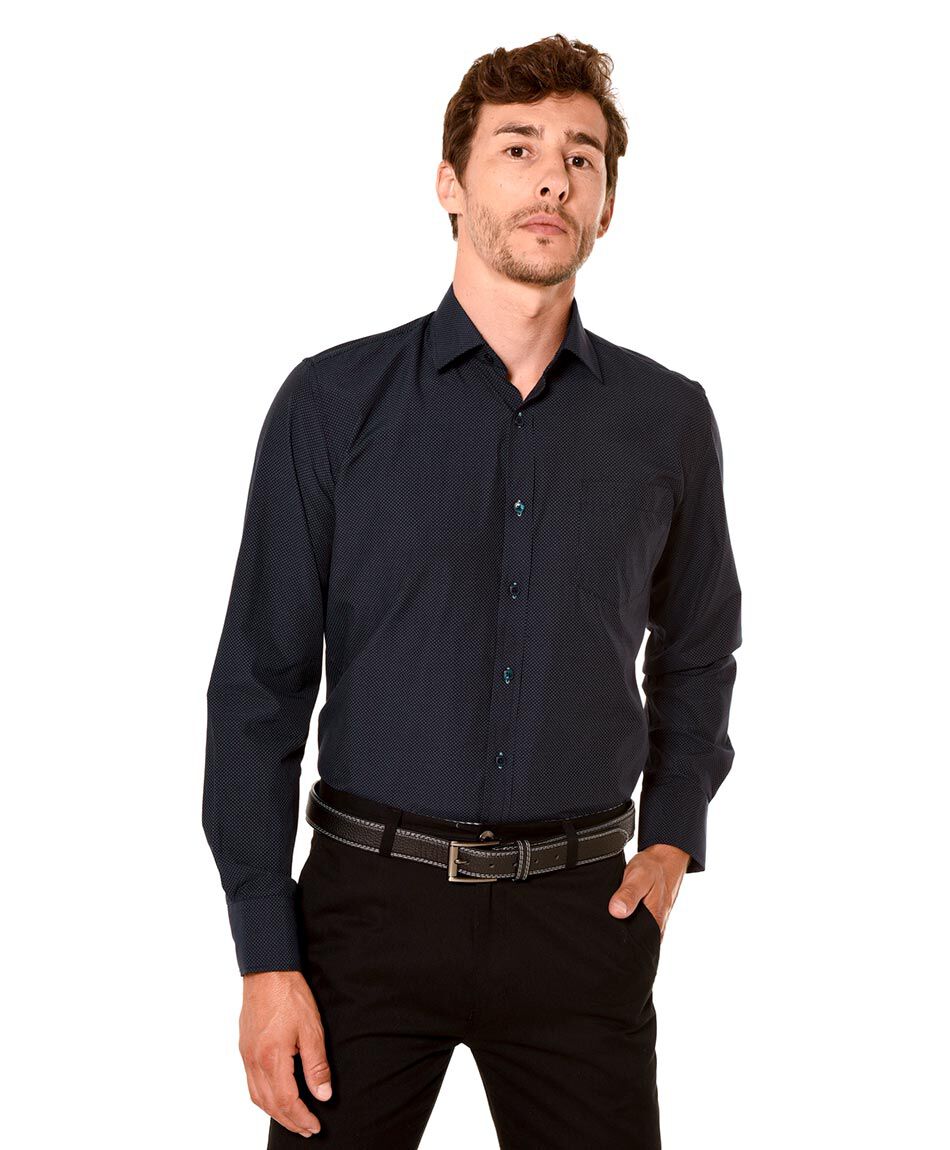 Camisa manga larga estampada