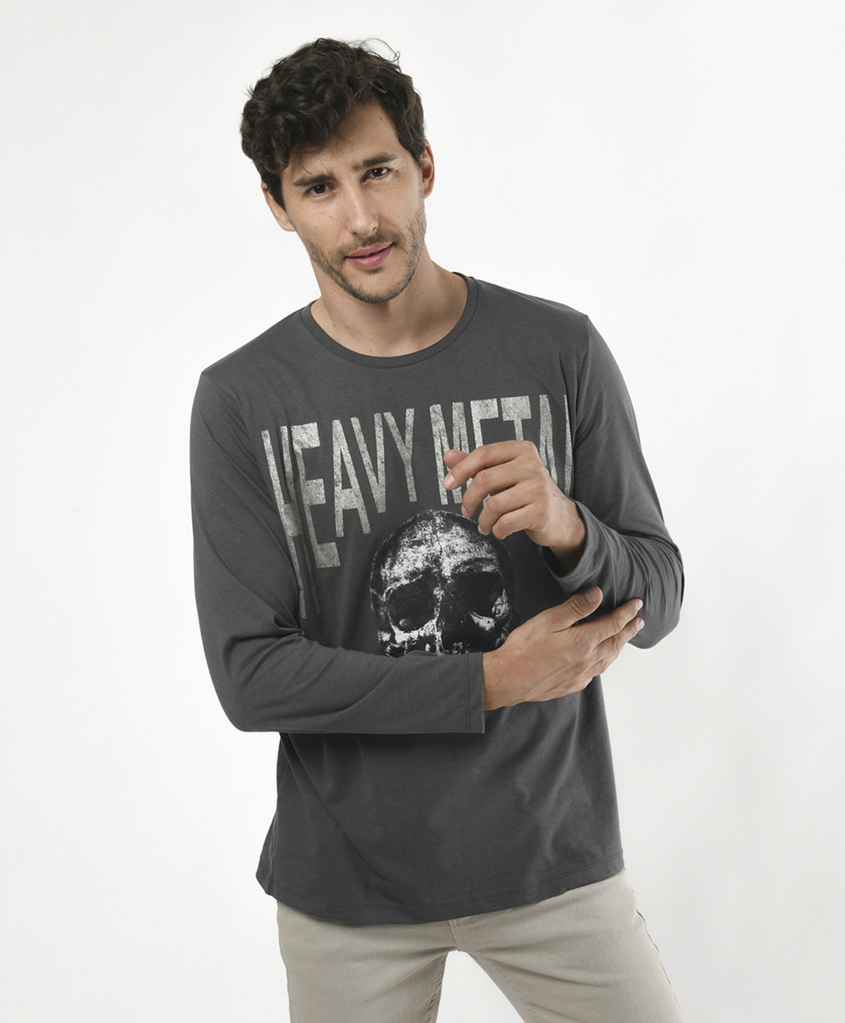 Polera hombre estampado heavy metal Polera hombre estampado heavy metal
