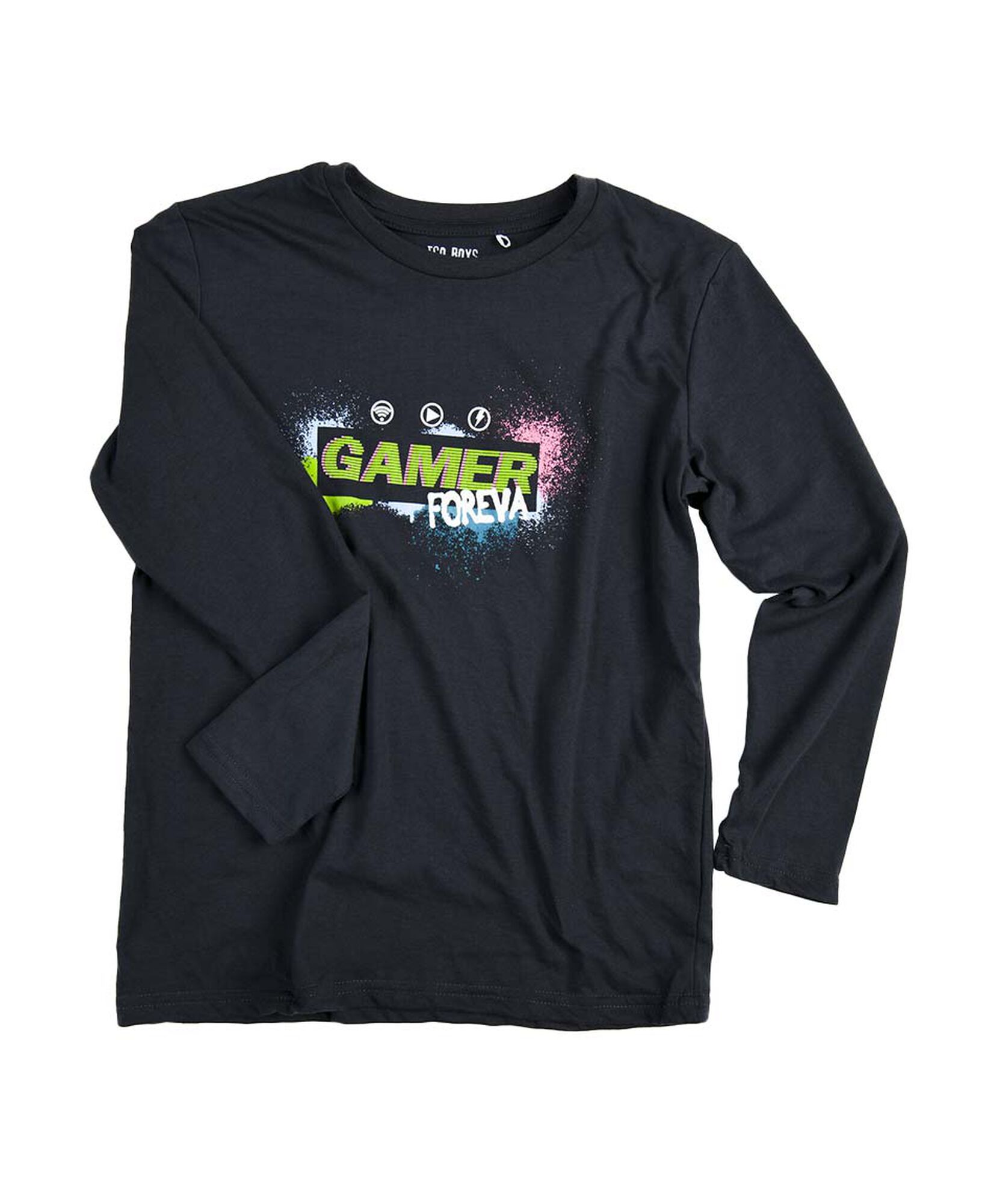 Polera niño gamer manga larga Polera niño gamer manga larga
