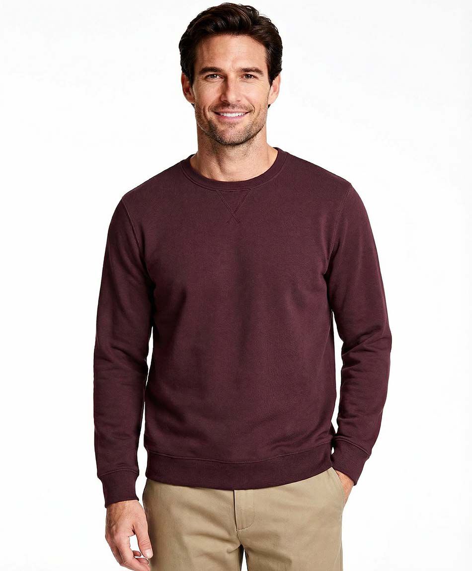 Poler&oacute;n hombre cuello redondo b&aacute;sico