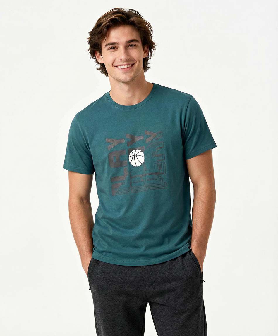 Polera deportiva hombre basketball