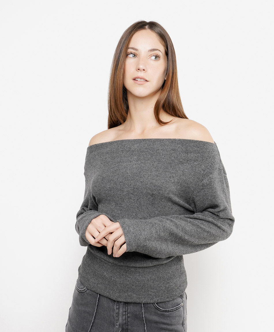 Polera mujer sin hombros