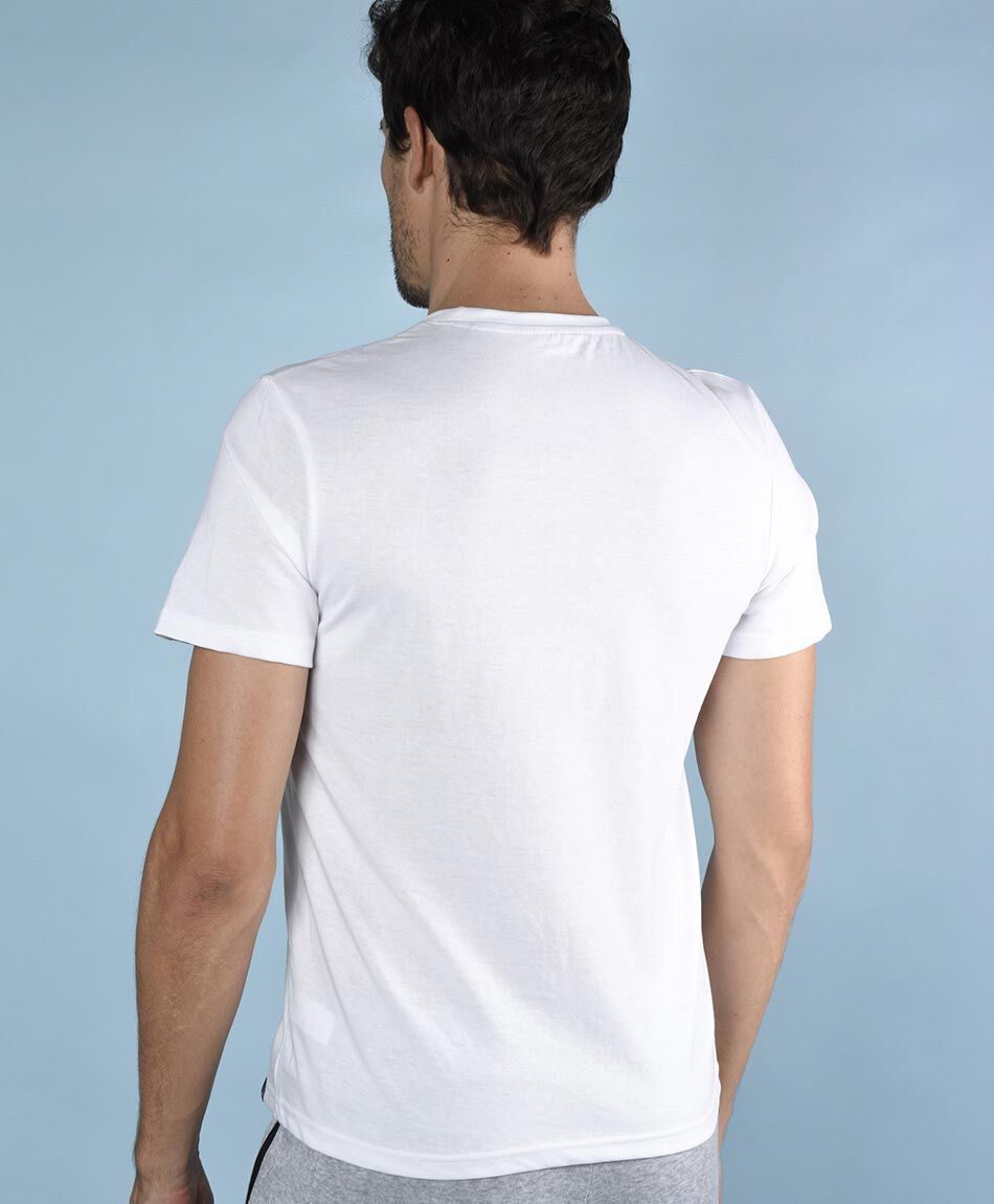 Polera deportiva manga corta cuello redondo