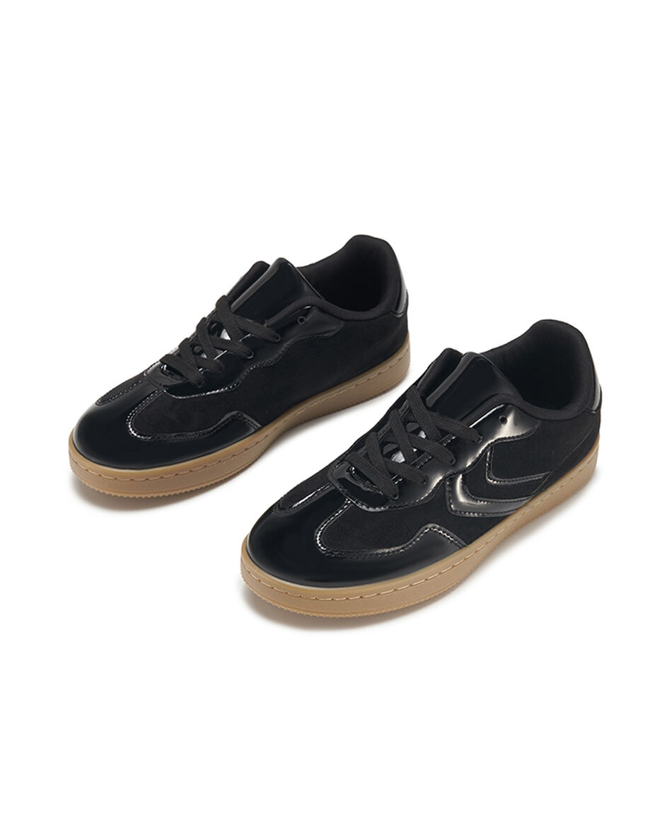 Zapatilla mujer vintage charol
